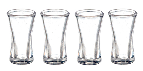 Curved Glasses Set, 4 pc.